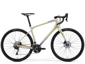 Велосипед 28″ Merida Silex 400 2023 - шампанське з пурпурним